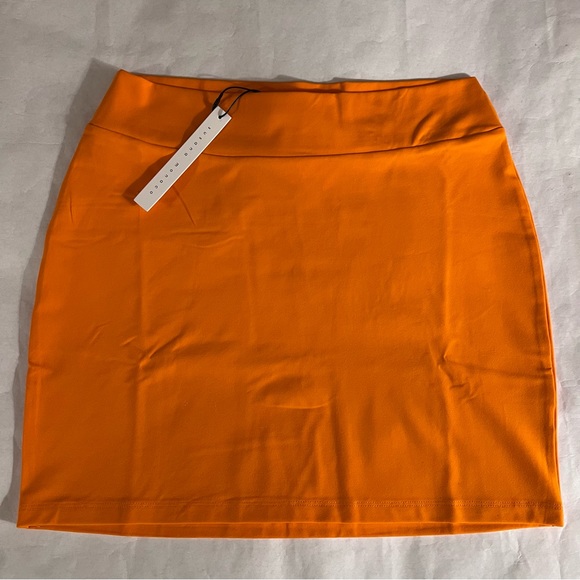 Susana Monaco Essential Crop Tube Top & Slim Miniskirt Set Extra Large Popsicle - Picture 8 of 14